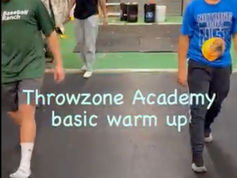 Throwzone Academy basic warm-up